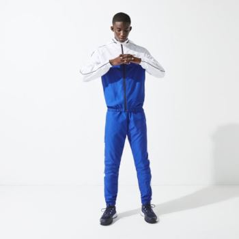 Lacoste SPORT Two-Tone Tennis Tracksuit - Tepláková Souprava Pánské Blankyt / Bílé / Tmavě Blankyt B